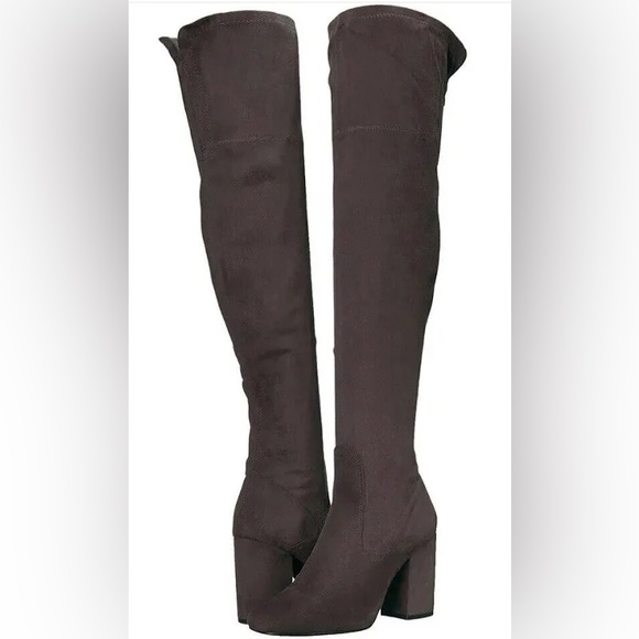 Kenneth Cole New York – Carah Over-the-Knee Suede Boot - Asphault / 7.5 - Picture 1 of 5
